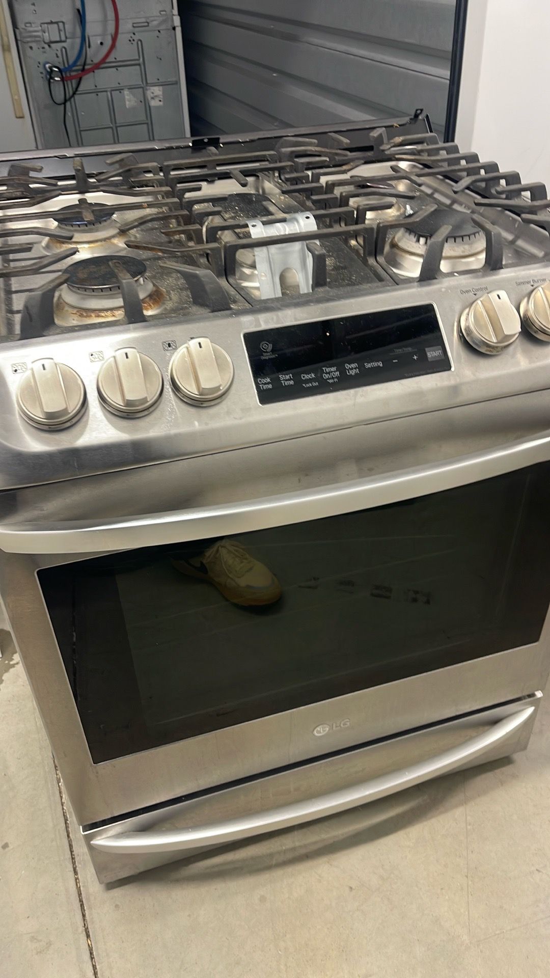 LG gas oven perfectly working