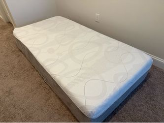 Twin mattress and frame