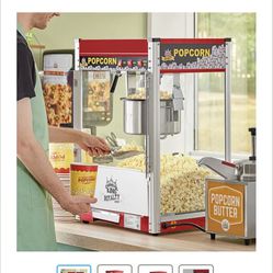 12 Oz Popcorn Machine Never Used 