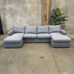 Room And Board York Double Chaise Sectional Sofa -Delivered