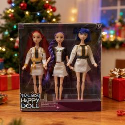 3 Pcs Set K-Pop Demon Hunter Doll With Music and Light Best Christmas Gift