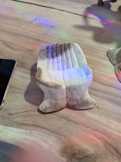 Hand-Carved Wooden Praying Hands Sculpture