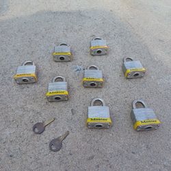 Master Locks ( Same Key For All )