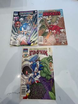 Sonic The Hedgehog Lot: Knuckles 2, Return of the King 4, Sonic Super Special 3, All in FN condition
