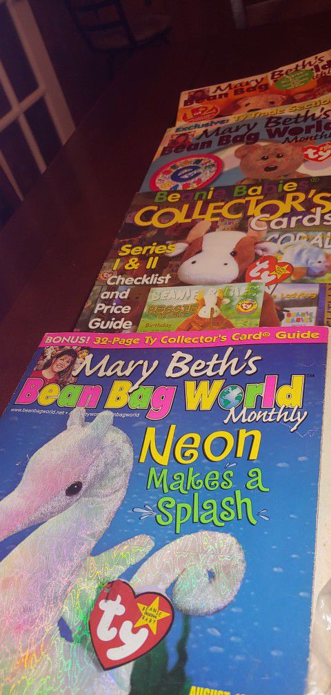 4 Beanies Baby Books