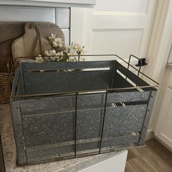 Hearth And Hand Metal Storage Bin $20