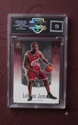 LeBron James 2004-05 SP Signature Edition Card ECC 9