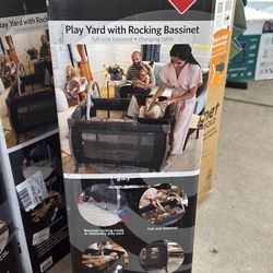 Baby Play Yard + Rocking Bassinet