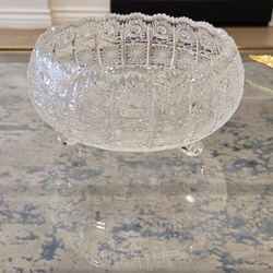 Brand New Bohemia Hand Cut Crystal Bowl. Comes With Original Box