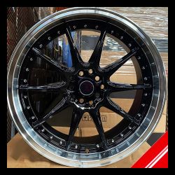 Brand New 18" SPD 019 5x114.3 Black Machine Lip Wheels