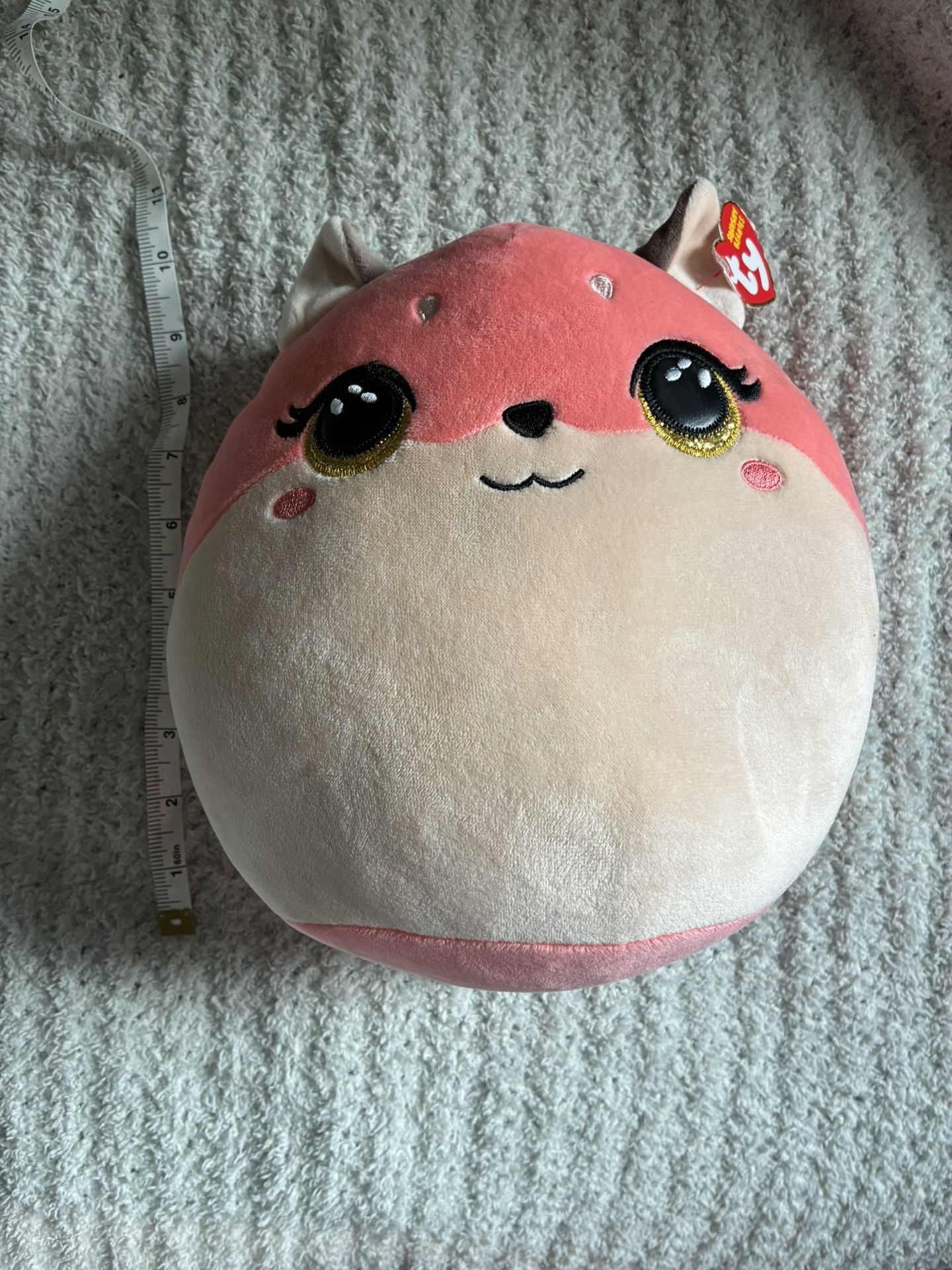 Roxie The Pink Fox Ty Squish