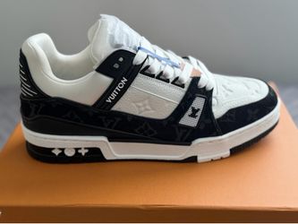 Louis Vuitton Trainer Sneakers (size 9 us)– Black/White | Brand New | Premium Quality