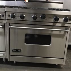 VIKING 36”WIDE ALL GAS RANGE STOVE WITH GRILL