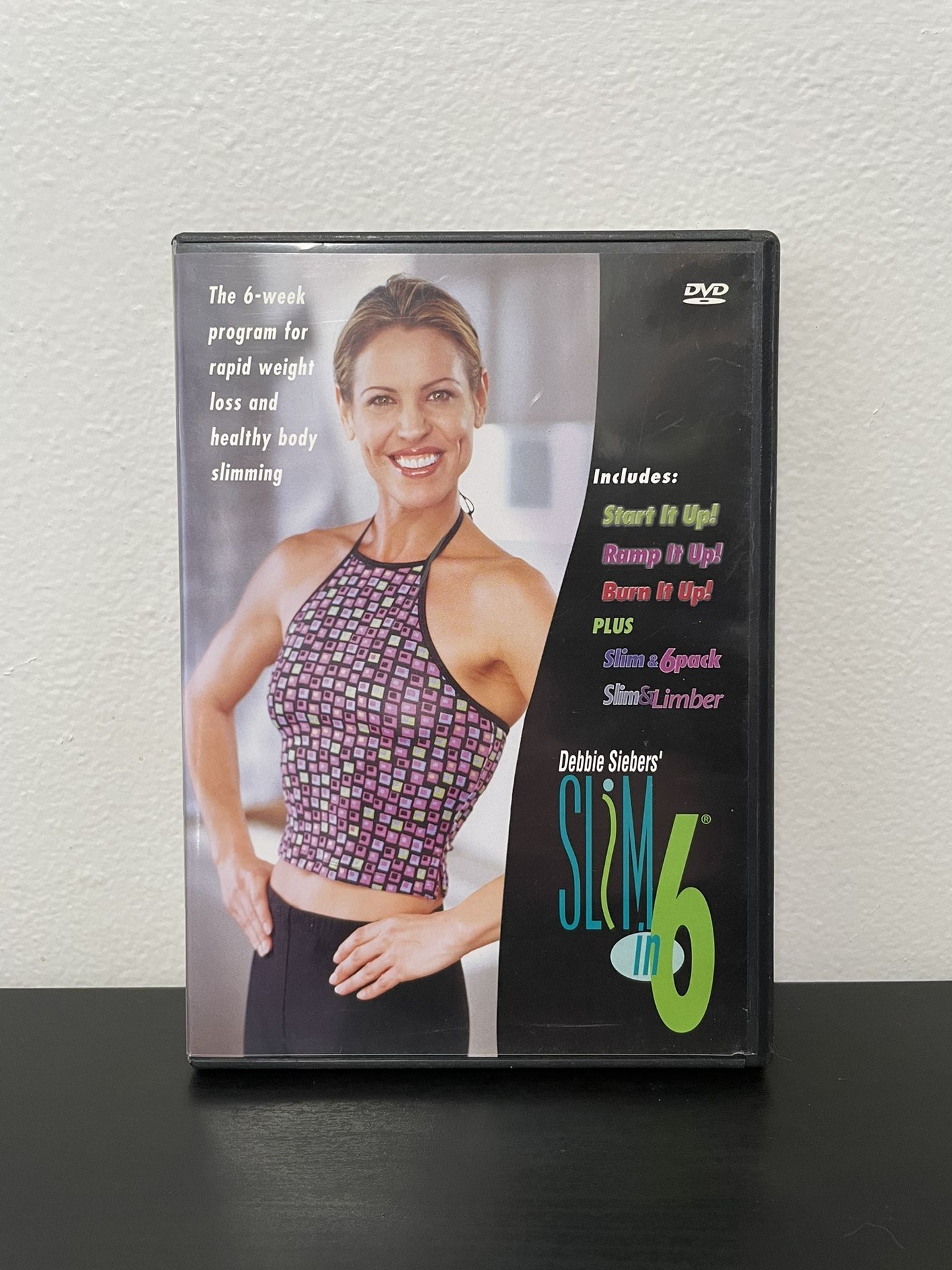 Debbie Siebers Slim In 6 DVD 2 Disc Set BeachBody Weight Loss Exercise Fitness