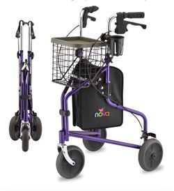 Nova Joy Traveler Folding 3 Wheel Walker