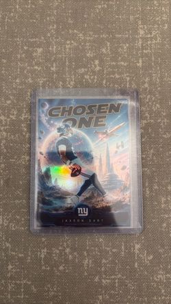 Jaxson Dart Chosen One Holo Trading Card