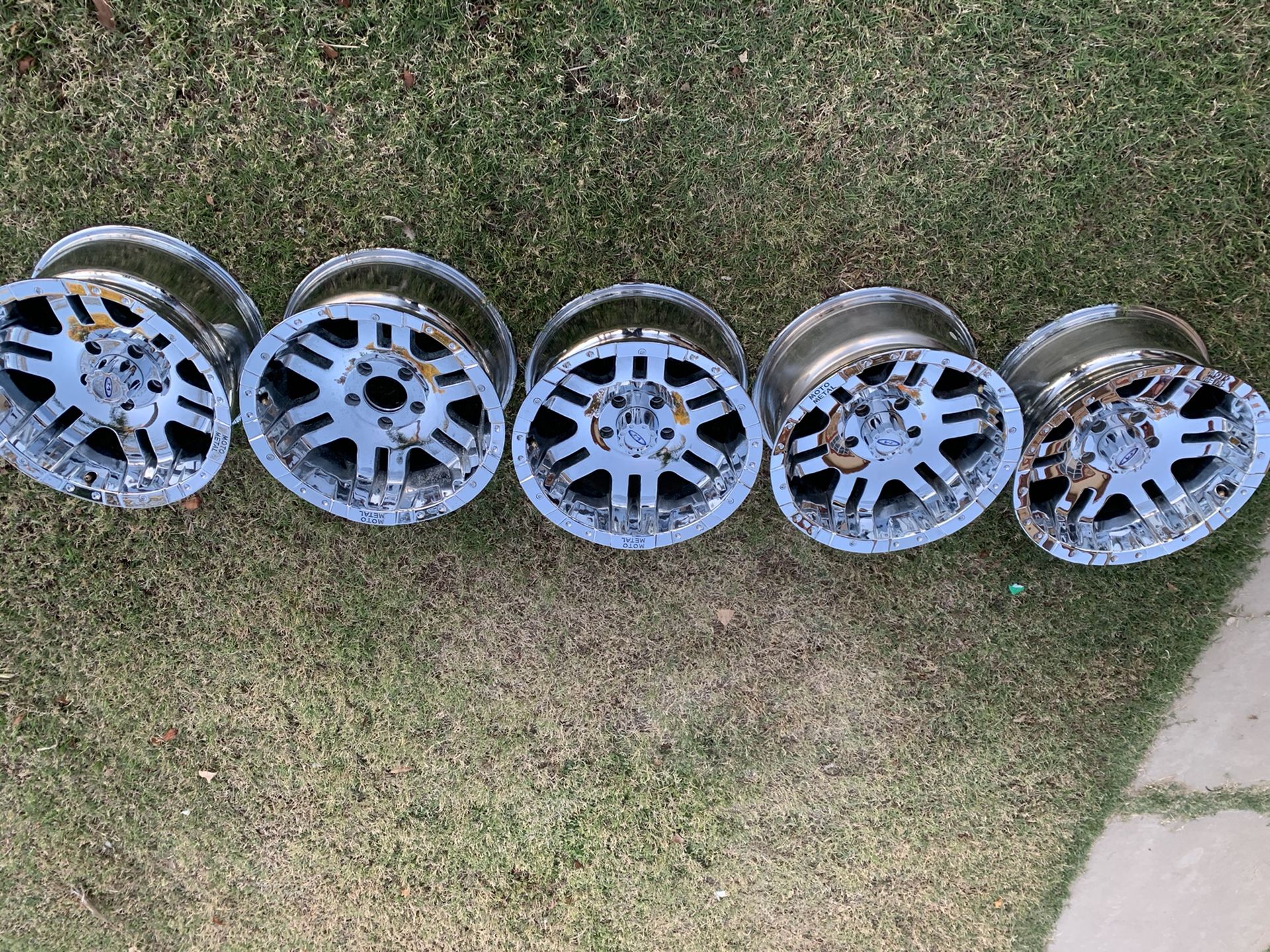 17 Inch Moto Metal Off Road Wheels Set Of 5