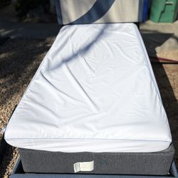 Clean Single Bed + Box Spring + Mattress — Only $45