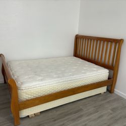 Wood Full Size Bed frame 