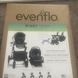 Evenflo pivot troop stoller/car seat