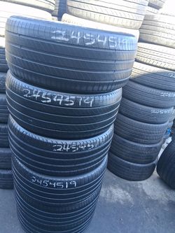 Set 245/45/19 Michelin  with Foam