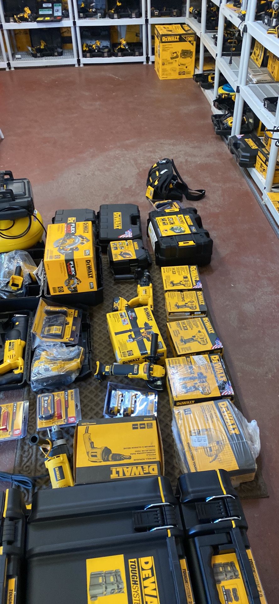 New tools, in good condition. Prices vary, ranging from $120to $520 dollars. There is a one month guarantee, the money is not returned, only credit