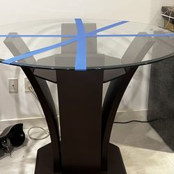 48” Round Counter-Height Dining Set – 5 Piece – Cocoa/Espresso (Raymour & Flanigan)