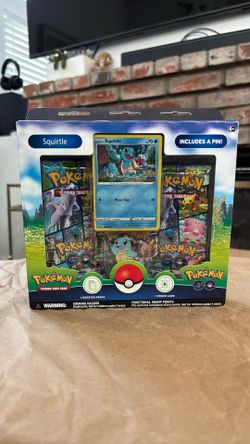Pokemon TCG Pokemon GO Squirtle Box With Pin