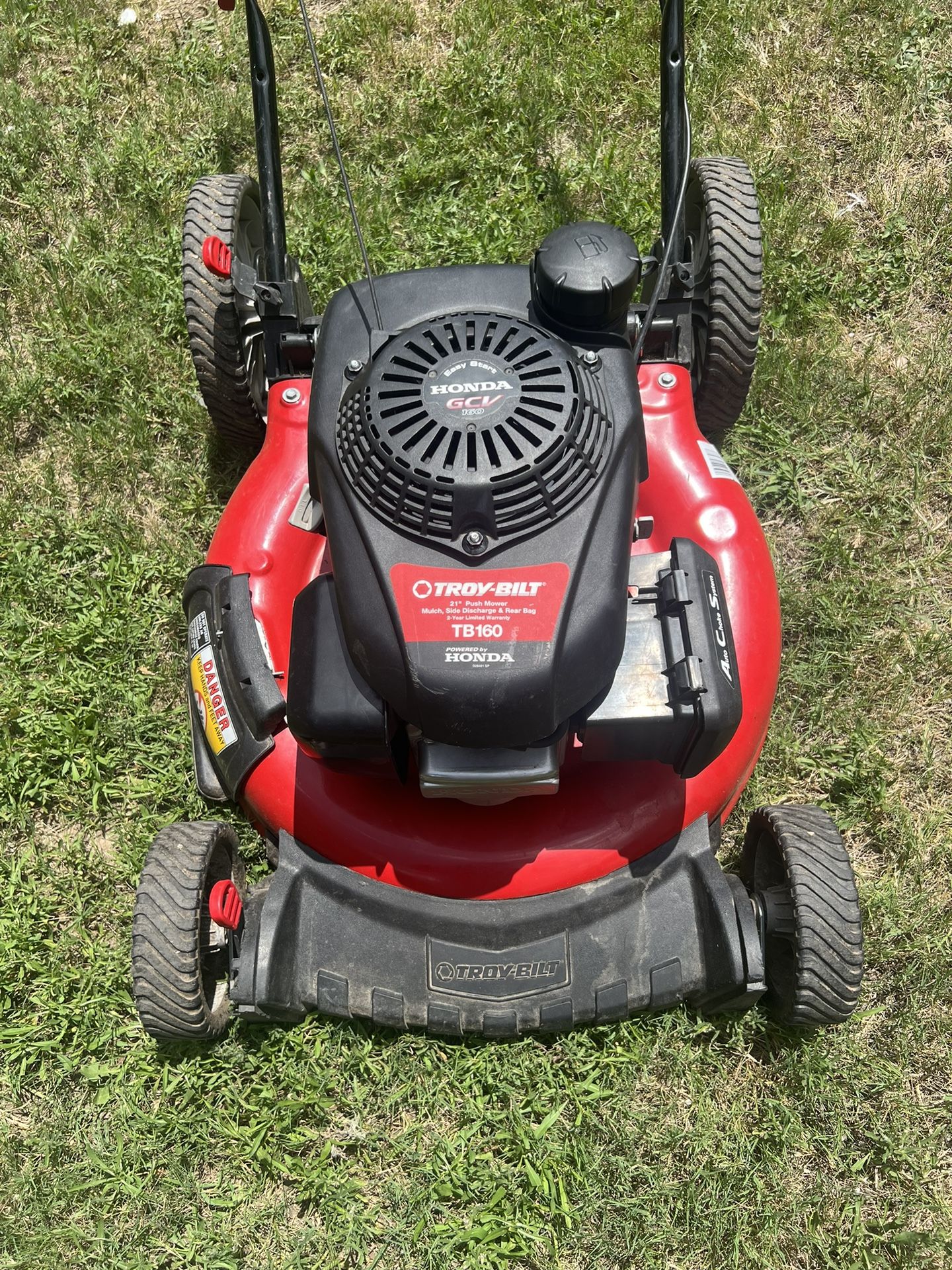 Troy Bilt With Honda Engine Push Mower For sale