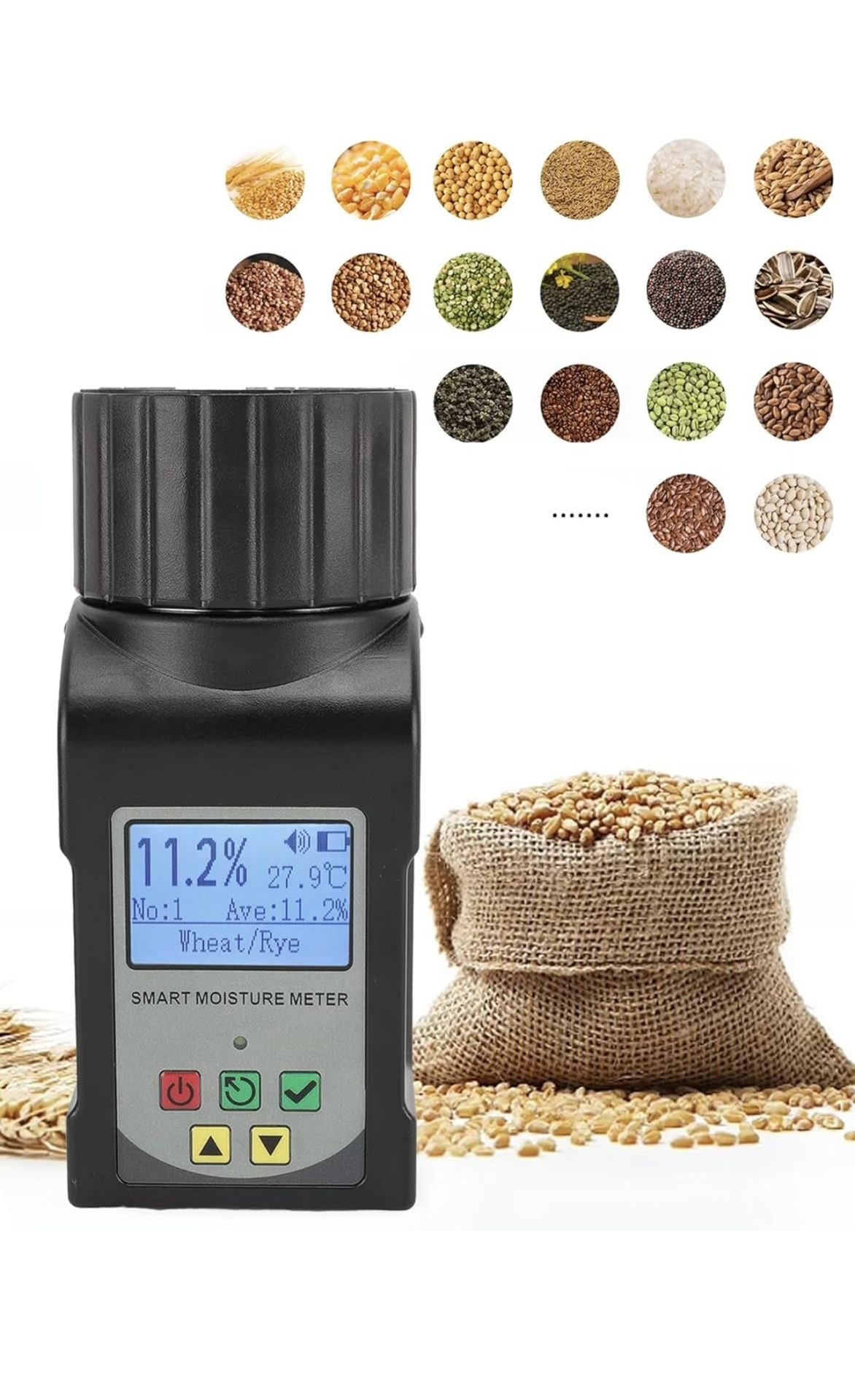 Grain Moisture Tester – Portable Cup-Type for 25 Grains (GOYOJO)