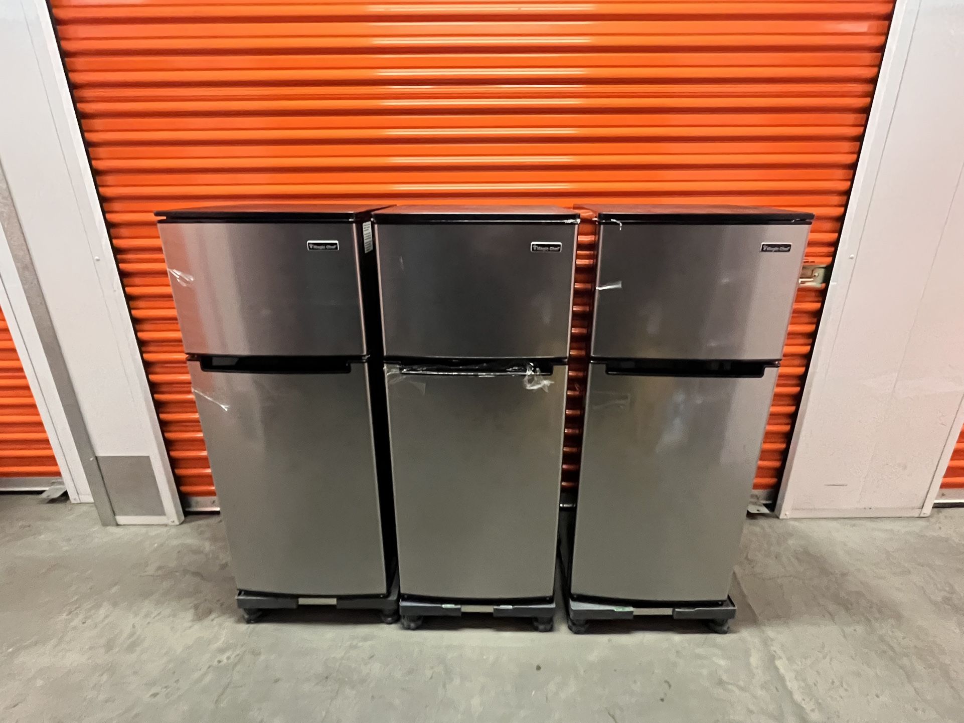 Magic Chef 4.5 cu. ft. 2 Door Mini Fridge in Stainless