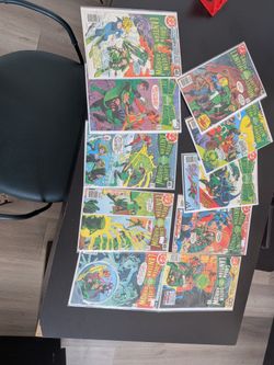 Vintage green lantern comic books! DC comics OBO