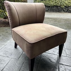 Slipper Chair with Nailhead trim