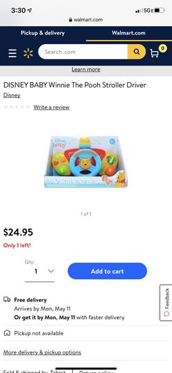 Winnie the Pooh stroller driver