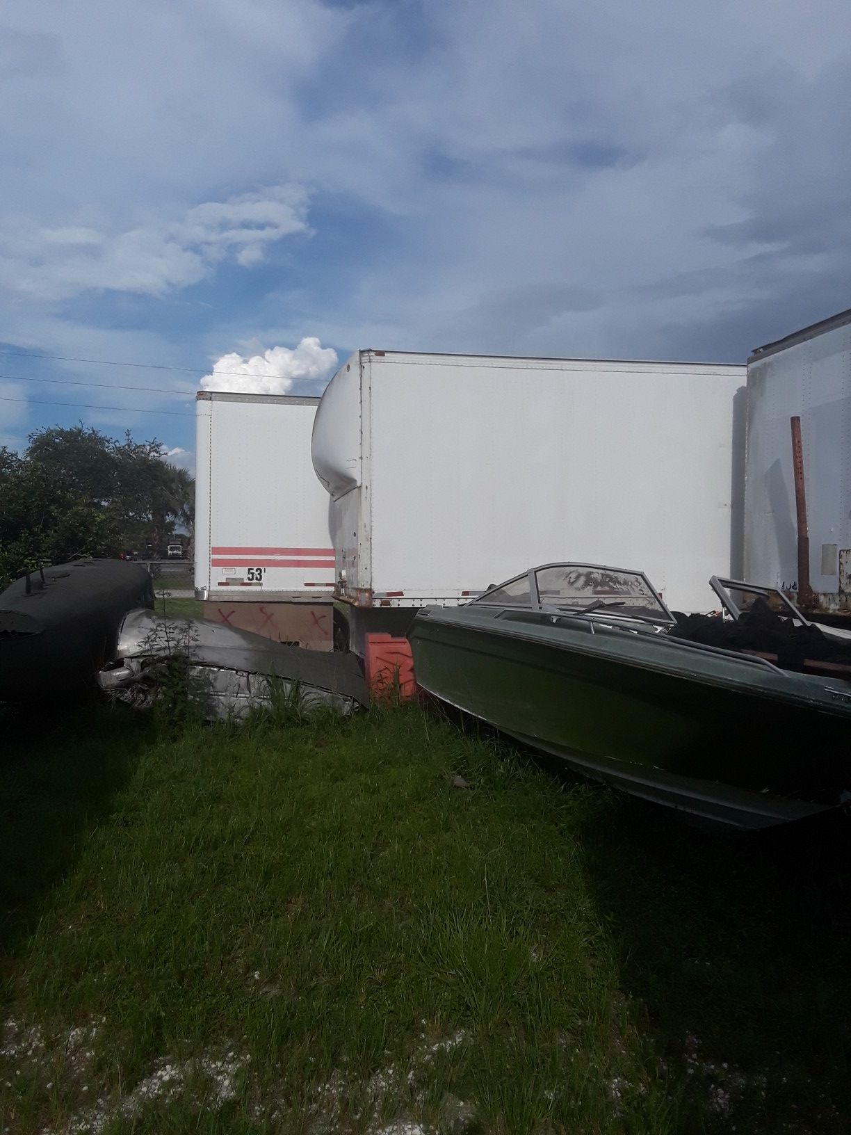 Quantity 2. 20 foot pup semi trailers