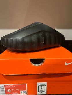 Nike Mind 001 slide triple black size 9
