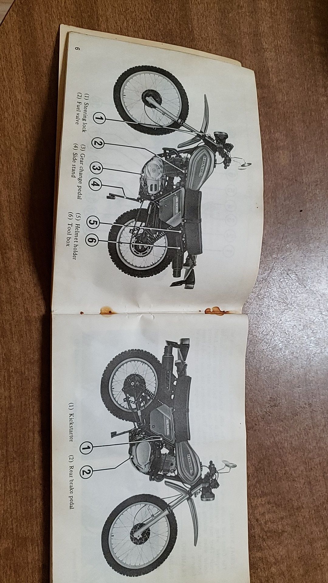 1980 Honda X L500S owner's manual