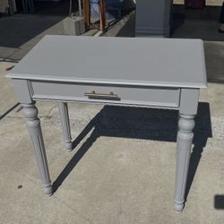 Refinished Gray Accent Table / Nightstand