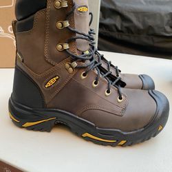 KEEN Utility Independence Waterproof Carbon Toe Work Boots ( size 9D men’s)