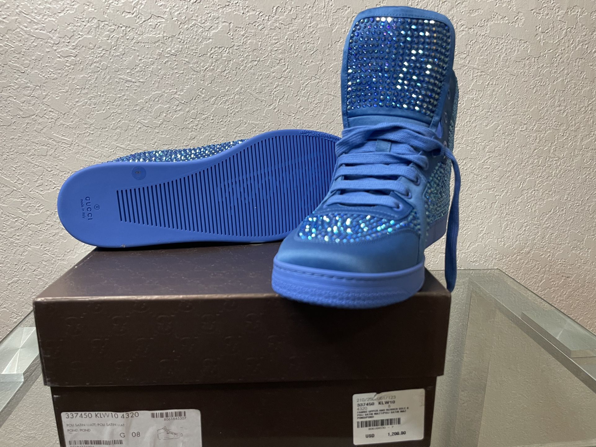 Gucci Poli Satin Matt Size 8 Men