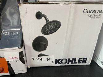 Kohler Black Bath Shower Set