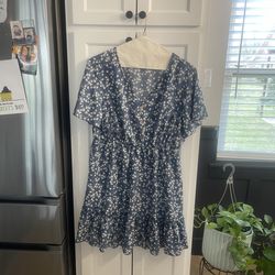 X large cute knee length dress