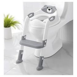 Potty Training Seat ?SKYROKU Potty Training Toilet With Step Stool Ladder