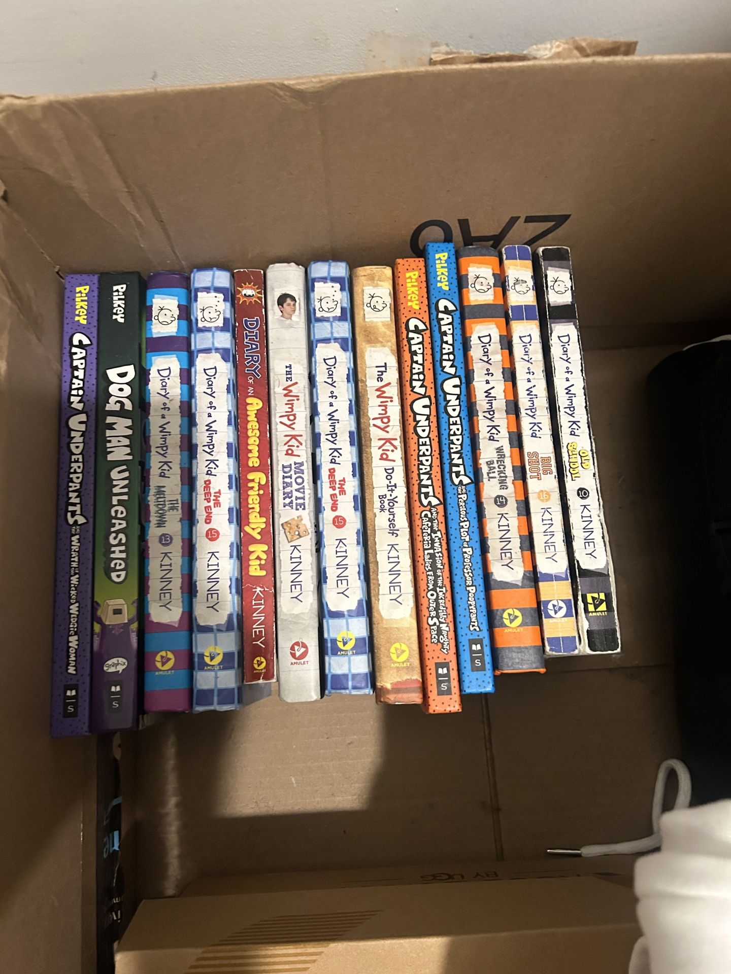 Children’s Books - Captain Underpants, Diary Of A Wimpy Kid, Dog Man