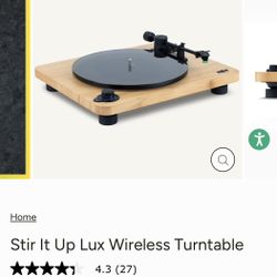Stir It Up Lux Turntable