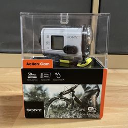 SONY HDR-AS100V Action Cam White 13.5MP WiFi