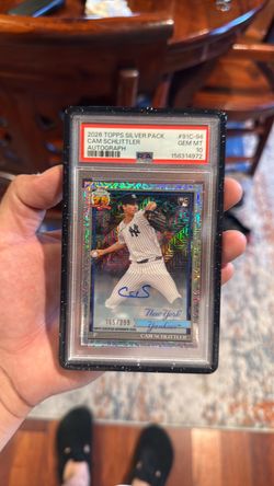 Cam Schlittler PSA 10 Rookie Auto