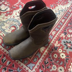 Buffalino Work Botas Size 13ee Steel-toe - Brown Water Proof