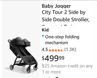 Baby Double Stroller