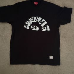 Black Supreme Alpha Omega Shirt